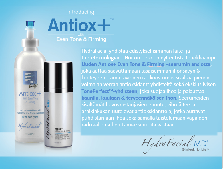 antiox+ seerumi hydrafacial